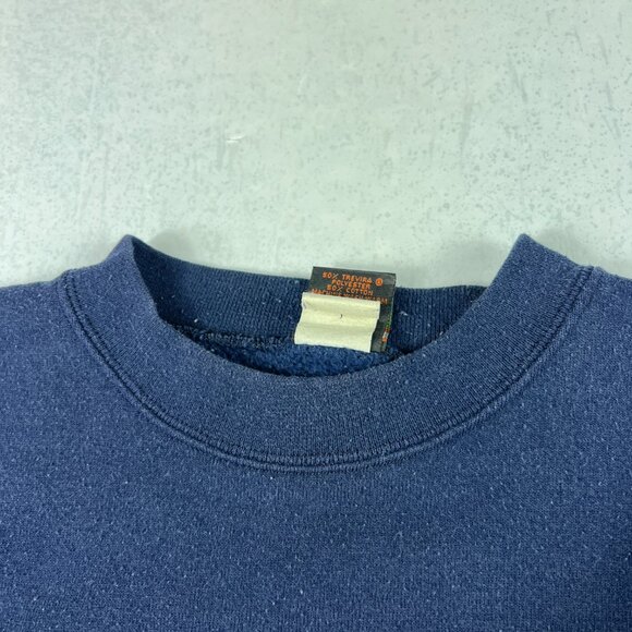 VTG 90s West Virginia Mountaineers Sweatshirt Extra Large Blue Faded Crewneck - Picture 8 of 16